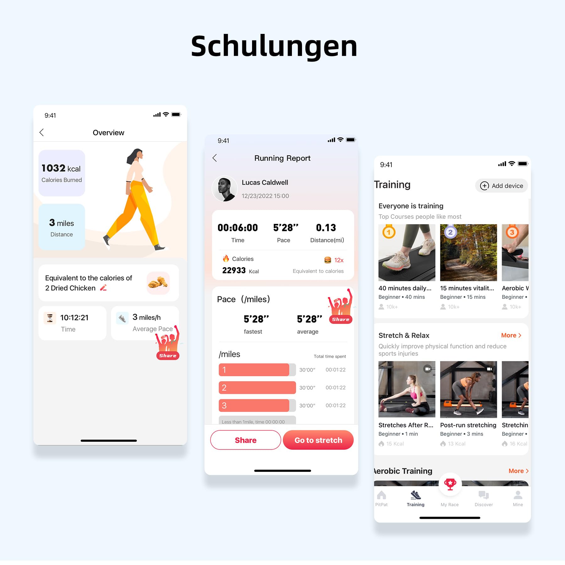 Superun Raceable Walking Pad – Laufband für Zuhause 2.5 PS mit App und Fernbedienung – Laufband Schreibtisch max 136 kg mit Multi-Runner-Rennen und Training Couses