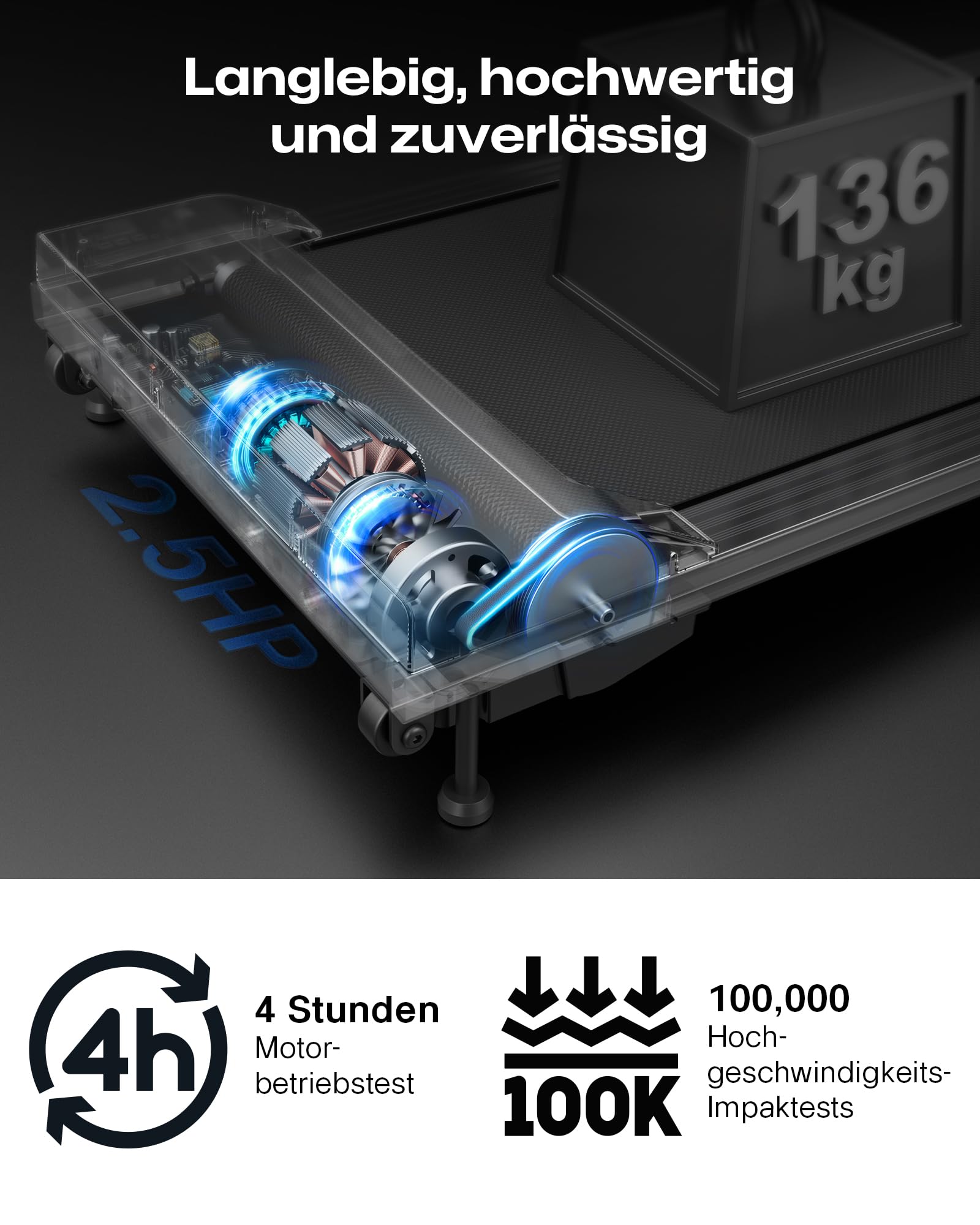 UREVO Walking Pad mit 9% Steigung, leises Laufband Schreibtisch mit Sechs-Punkt-Stoßdämpfung, 2,5 Pferdestärken Laufband für Zuhause/Büro, Fernbedienung, Keine Montage Erforderlich